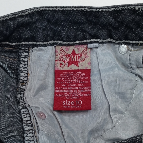 YMI Washed Stretch Denim Bermuda Sz 10 - Picture 7 of 7